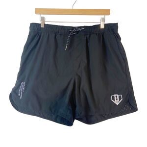 Baseball Lifestyle 101 Pro Series Shorts Mens XL Black Pull On Drawstring Sports